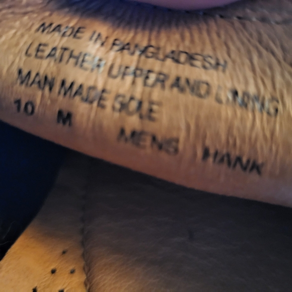 BASS Mens Hank Nlack Leather Driving Shoe sz 10 - Picture 8 of 9